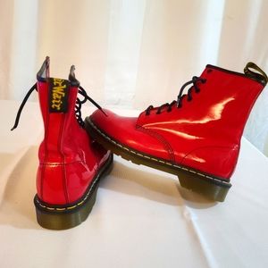 Dr. Martens, Air Wair, patent leather,red, size 11, the original